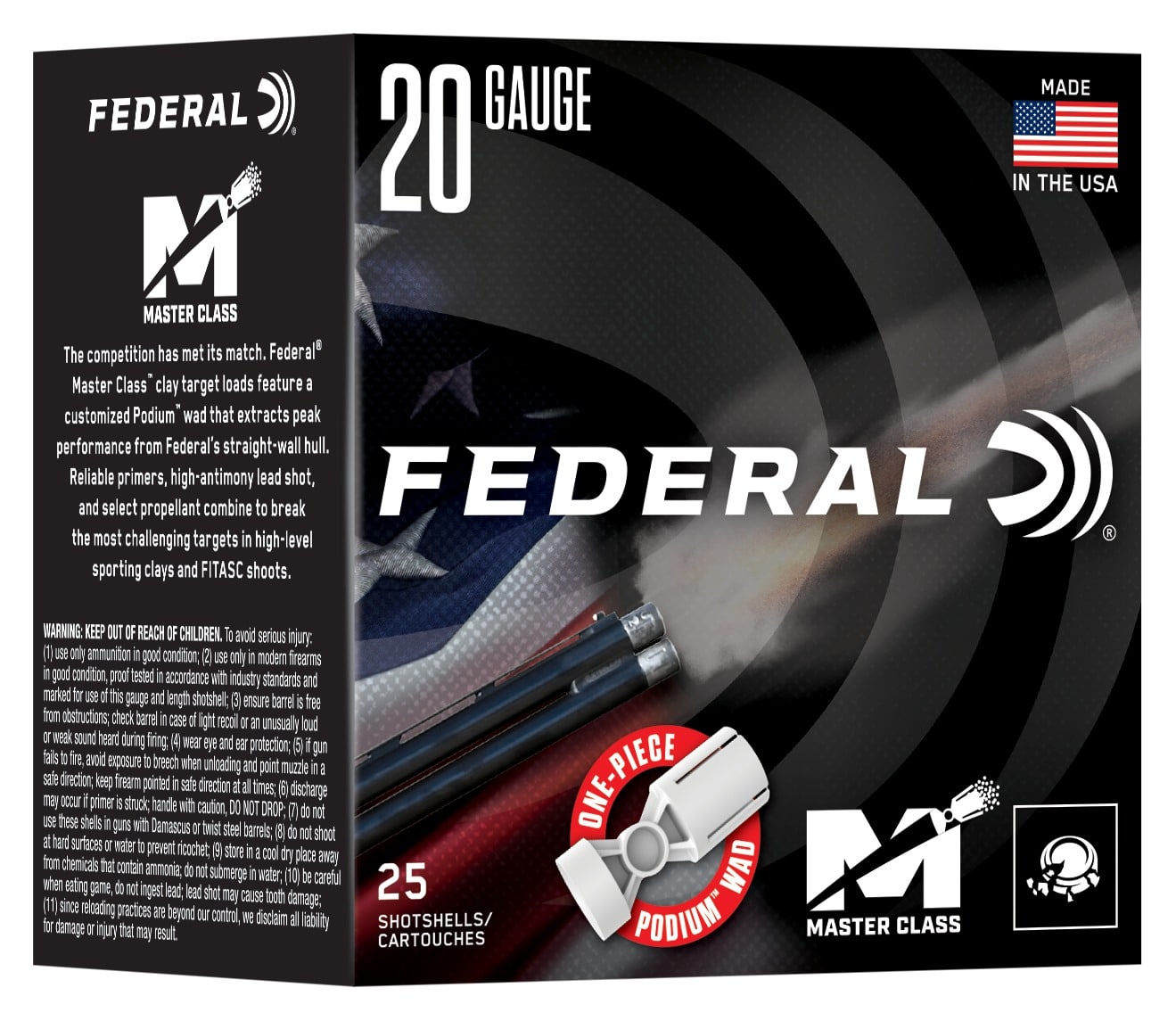 federal 20 Gauge – 25rd