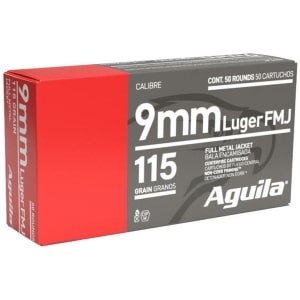 Aguila 9mm Luger 115gr FMJ 50rd box