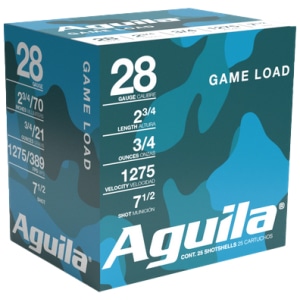 Aguila 28 Gauge 2 3/4 in 3/4 oz #7.5 birdshot 25-count box