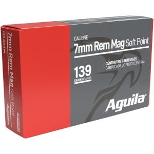 Aguila 7mm Remington Magnum 139gr InterLock Boat Tail Soft Point 20-round box