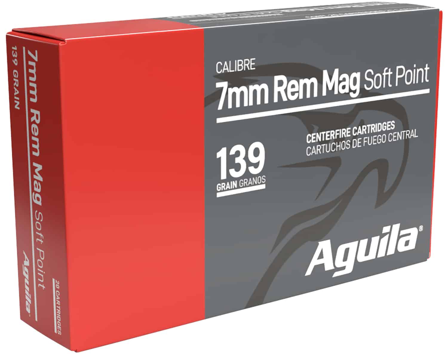 Aguila 7mm Rem Mag 139gr Brass – 20rd