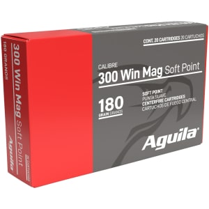 Aguila .300 Win Mag 180gr InterLock BTSP ammunition 20rd box