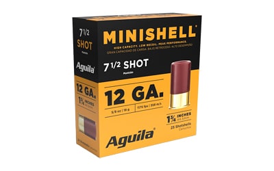 Aguila Minishell 12GA 1.75in 5/8oz #7.5 shot 25-count box