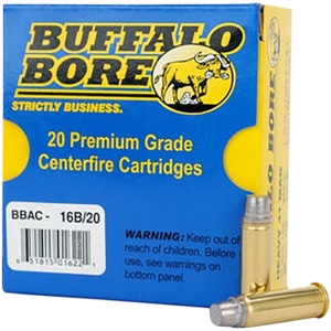 Buffalo Bore 16B20 box of .41 Remington Magnum 230 gr hard cast semi-wadcutter ammunition