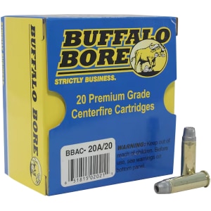 Buffalo Bore 20A20 .38 Special +P 158gr Soft Cast Hollow Point 20 rounds box