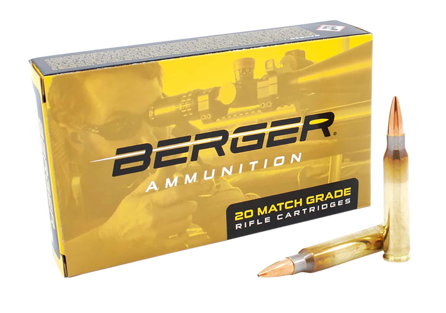 Berger .223 Remington 77gr OTM Brass – 20rd
