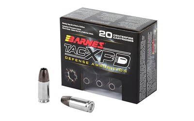 Barnes TAC-XPD 9mm Luger +P 115gr TAC-XP 20-round box