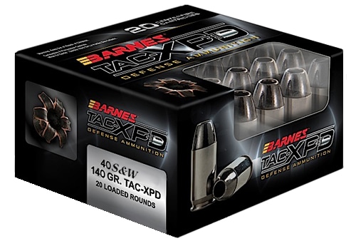 Barnes .40 S&W 140gr Copper – 20rd