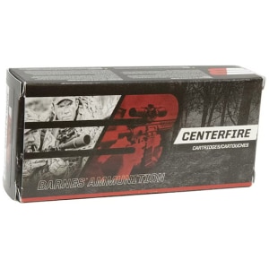 Barnes JHP .308 Winchester 150 gr ammunition box, 20 rounds