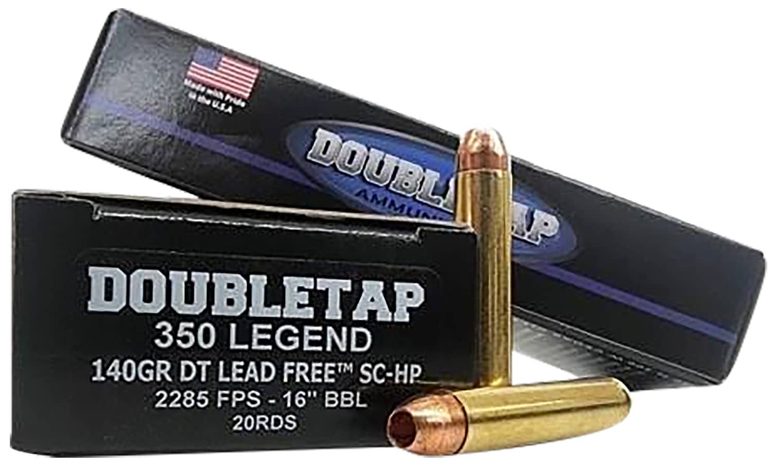 Doubletap .350 Legend 140gr HP Brass – 20rd