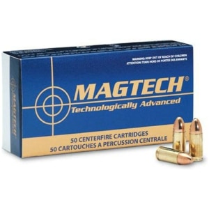 Magtech .30 Carbine 110 gr FMJ ammunition box, 50 rounds