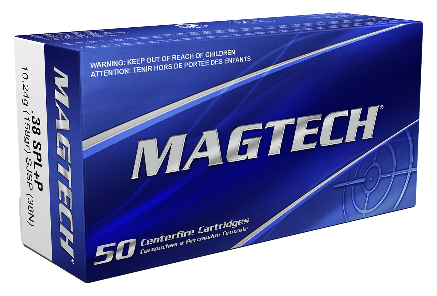 Mag-Tech .38 Special 158gr Brass – 50rd