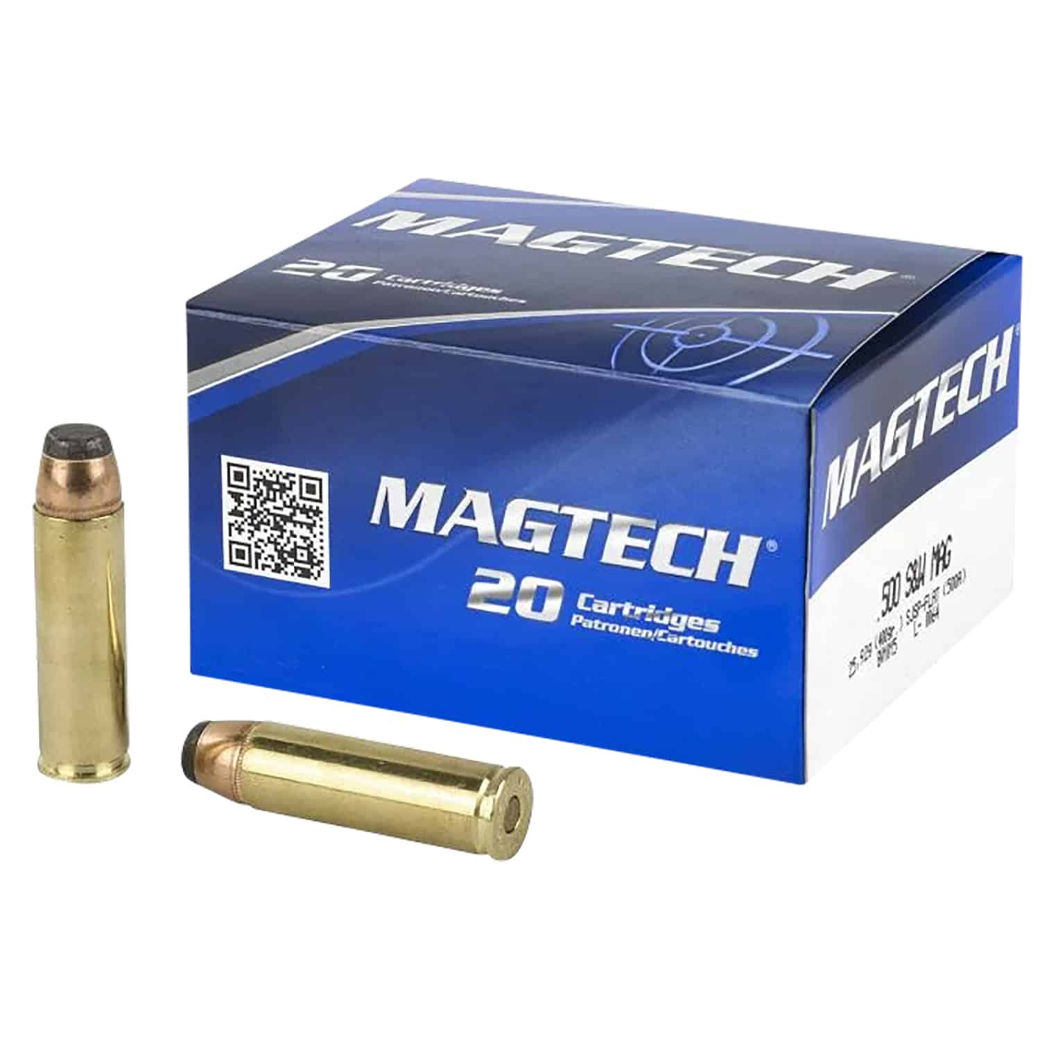 Mag-Tech .500 S&W Magnum 400gr Brass – 20rd