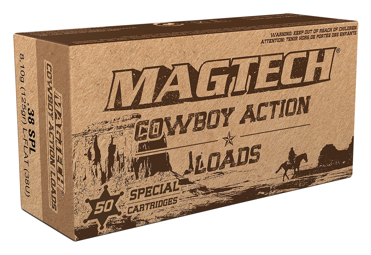 Mag-Tech .38 Special 125gr Brass – 50rd