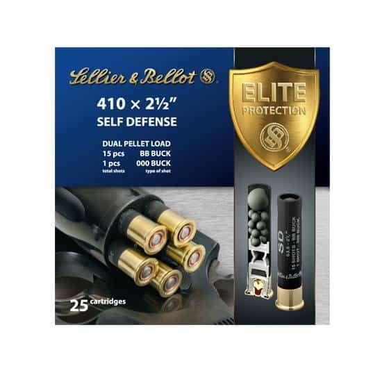 sellier-bellot .410 Bore BUCKSHOT – 25rd