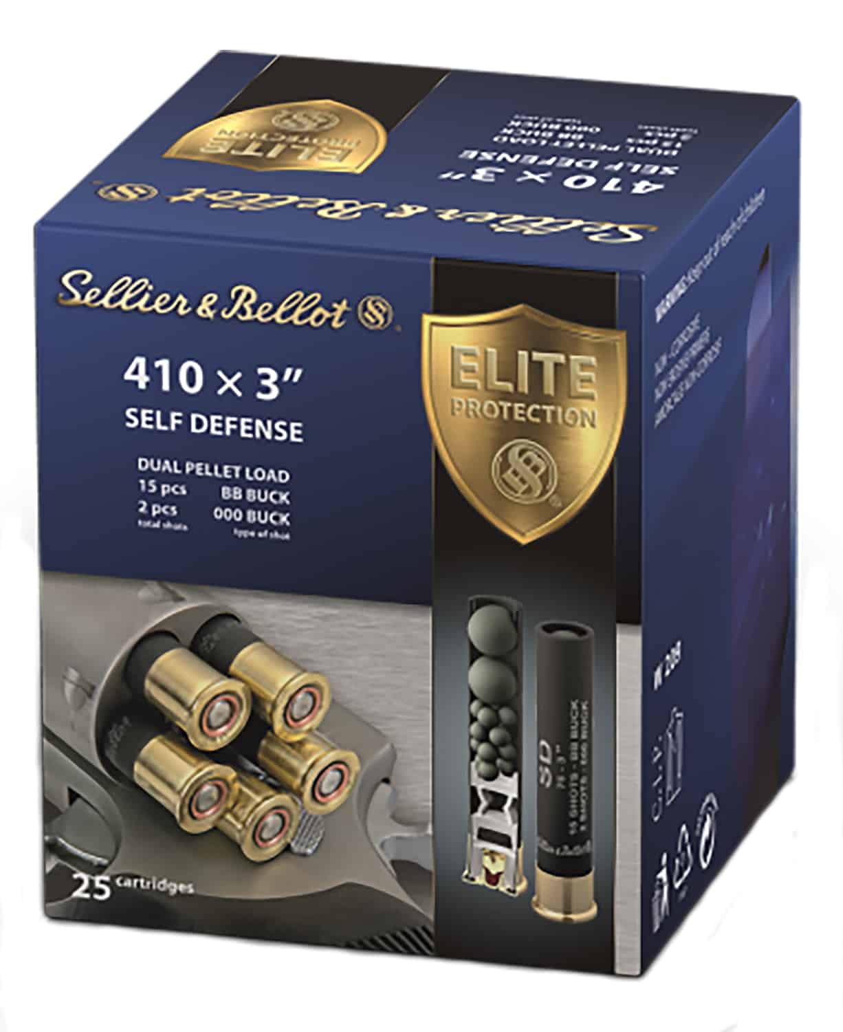 sellier-bellot .410 Bore BUCKSHOT – 25rd