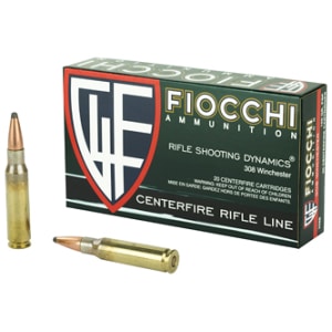 Fiocchi Field Dynamics .308 Win 150gr Pointed Soft Point 20rd box