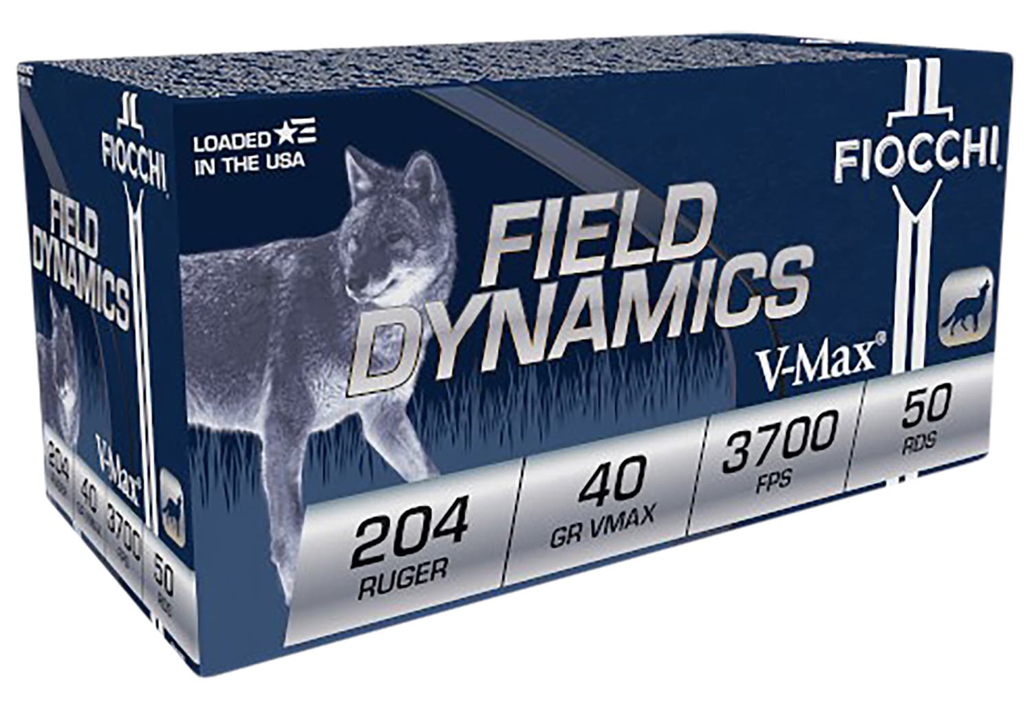 Fiocchi .204 Ruger 40gr V-MAX Brass – 50rd