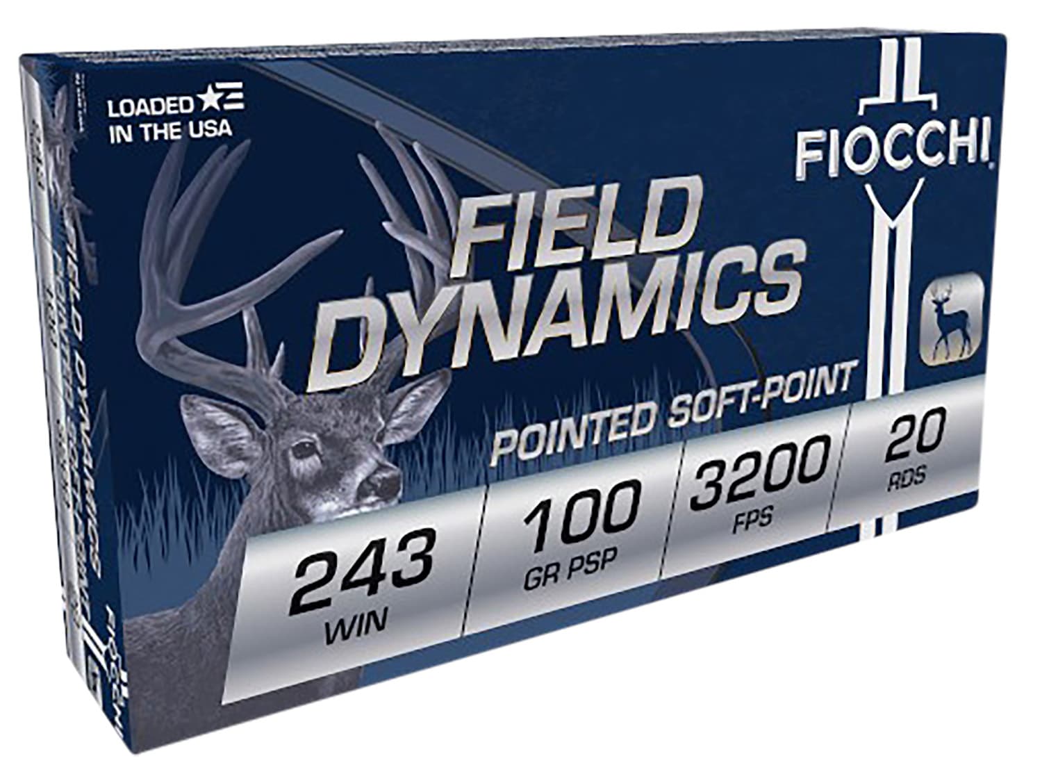 Fiocchi .243 Winchester 100gr Brass – 20rd