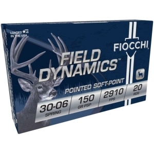 Fiocchi Field Dynamics .30-06 Springfield 150 gr PSP 20-round box