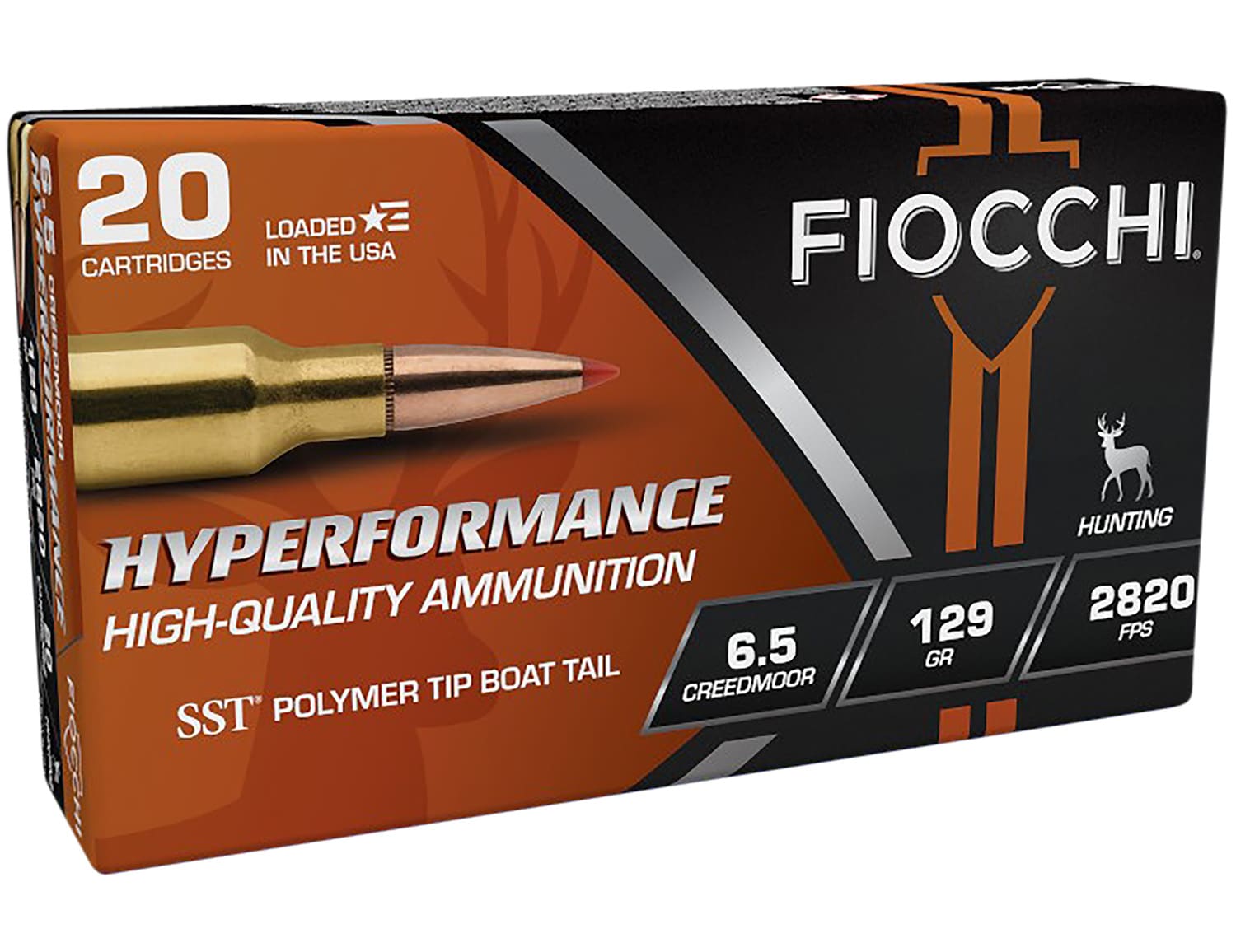 Fiocchi 6.5 Creedmoor 129gr SST Brass – 20rd