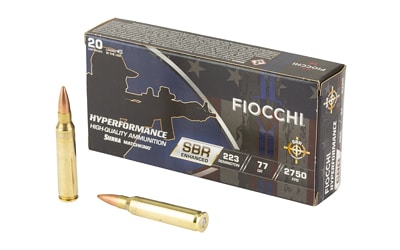 Fiocchi .223 Remington 77gr MATCHKING Brass – 20rd