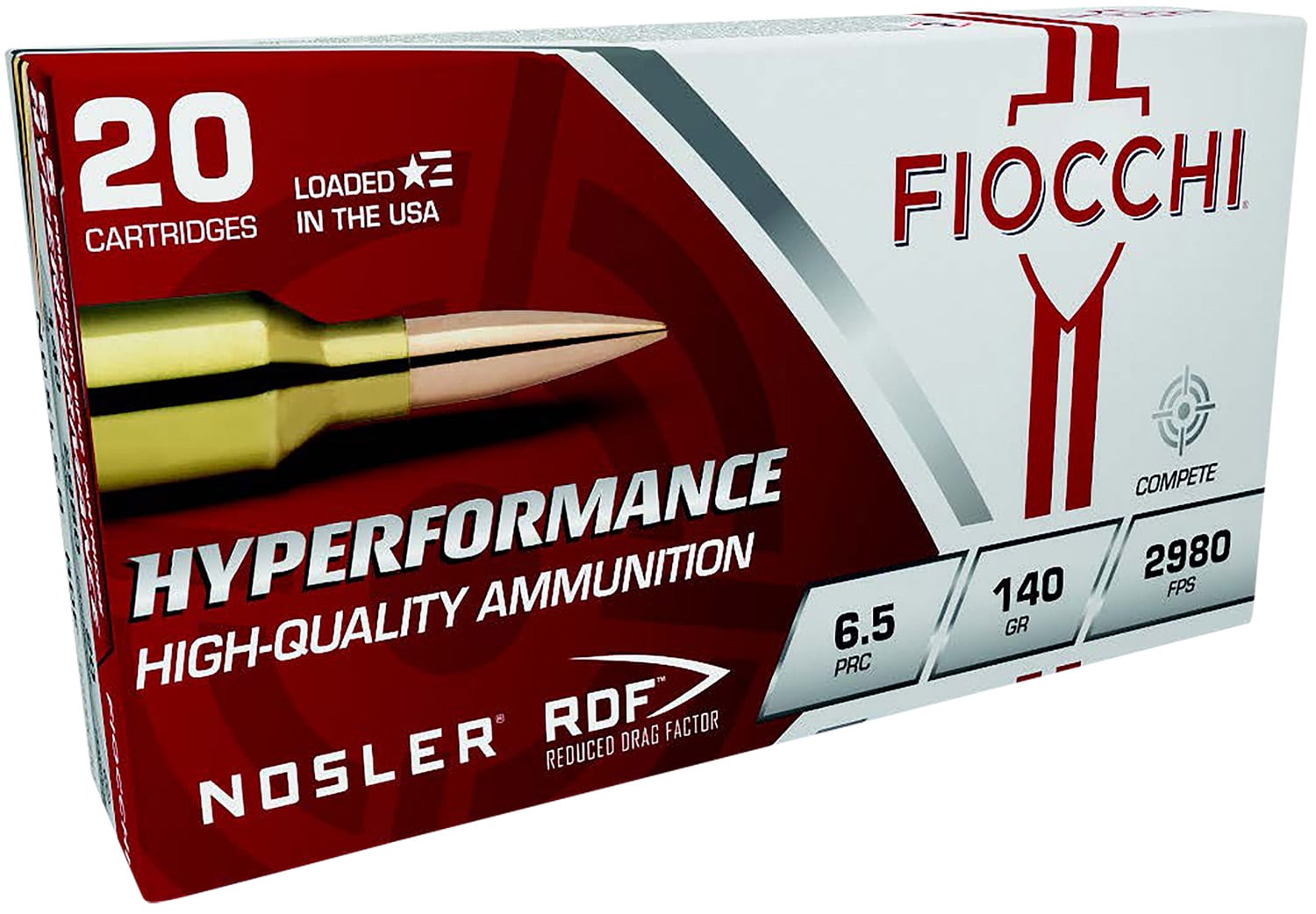Fiocchi 6.5 PRC 140gr Brass – 20rd