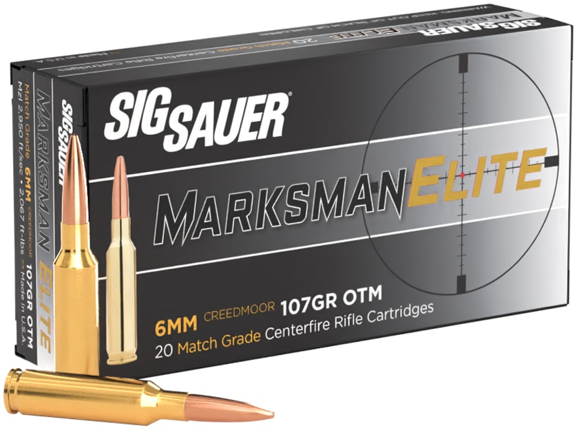 Sig-Sauer 6mm Creedmoor 107gr OTM Brass – 20rd