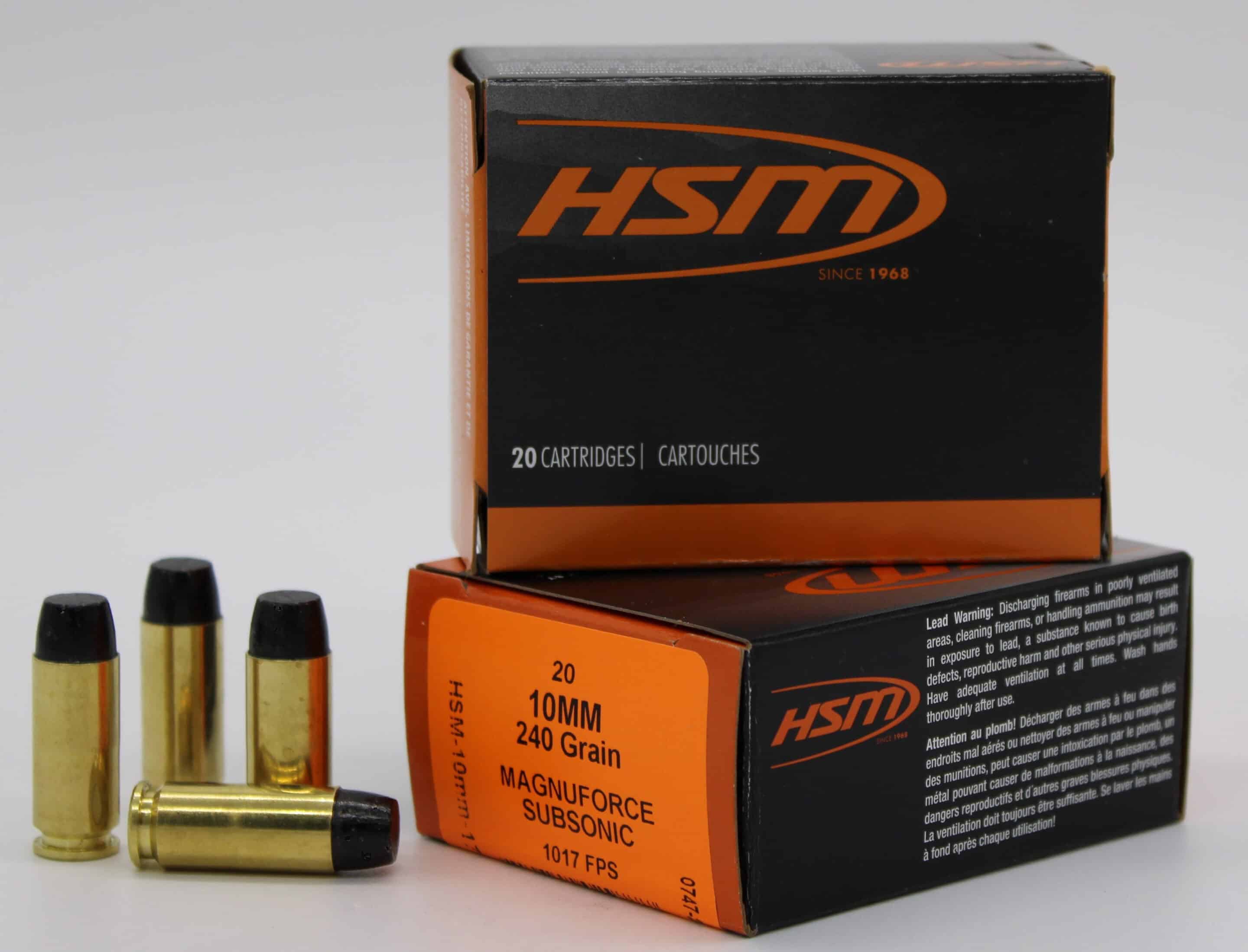 hsm 10mm Auto 240gr – 20rd