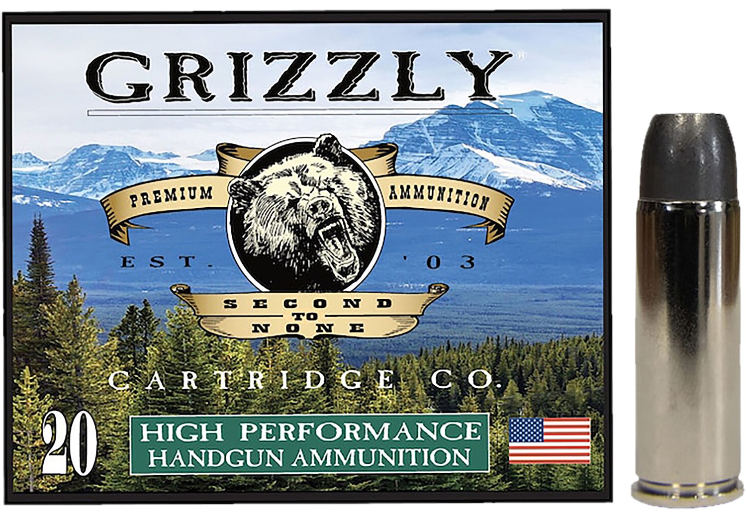 Grizzly-Ammo .45 Colt 335gr – 20rd