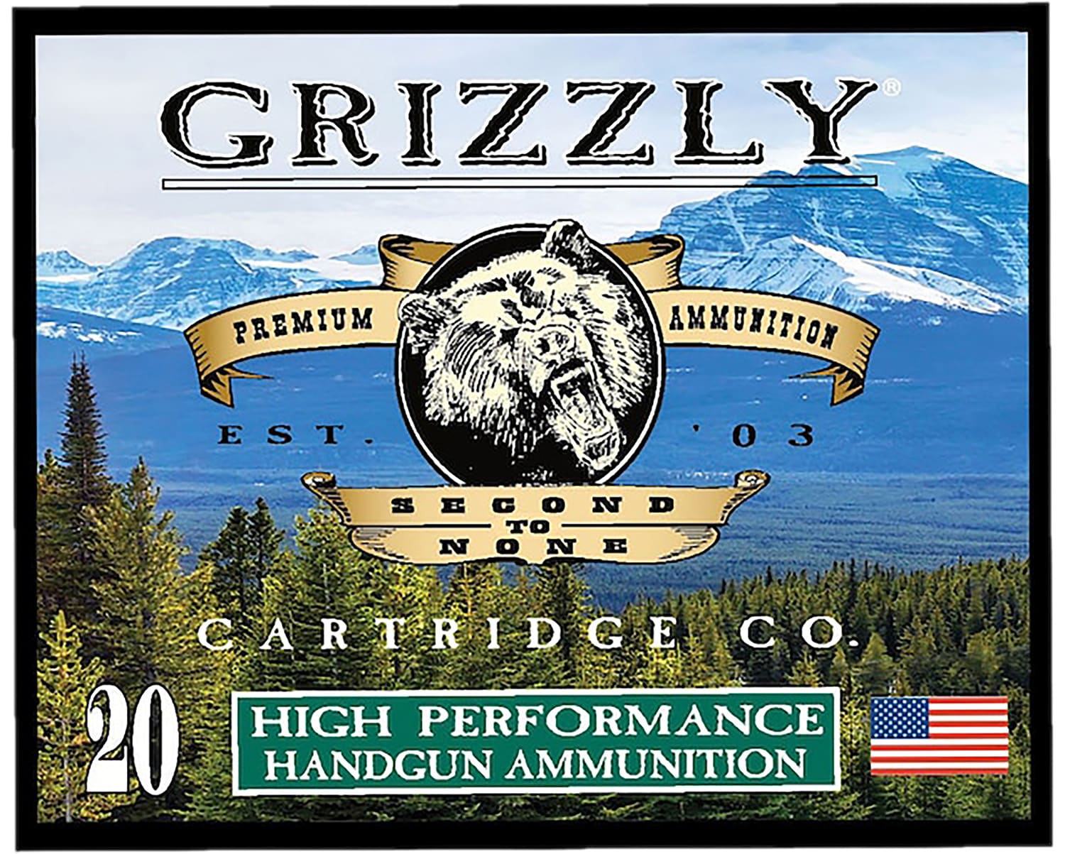 Grizzly-Ammo .38 Special 148gr FMJ – 20rd