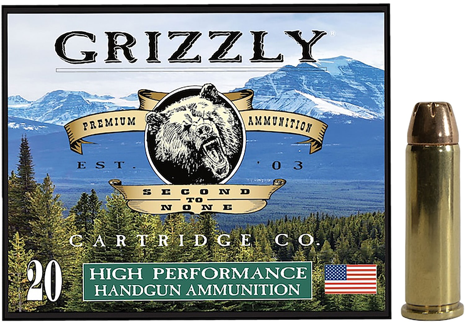 Grizzly-Ammo .38 Special 148gr JHP – 20rd