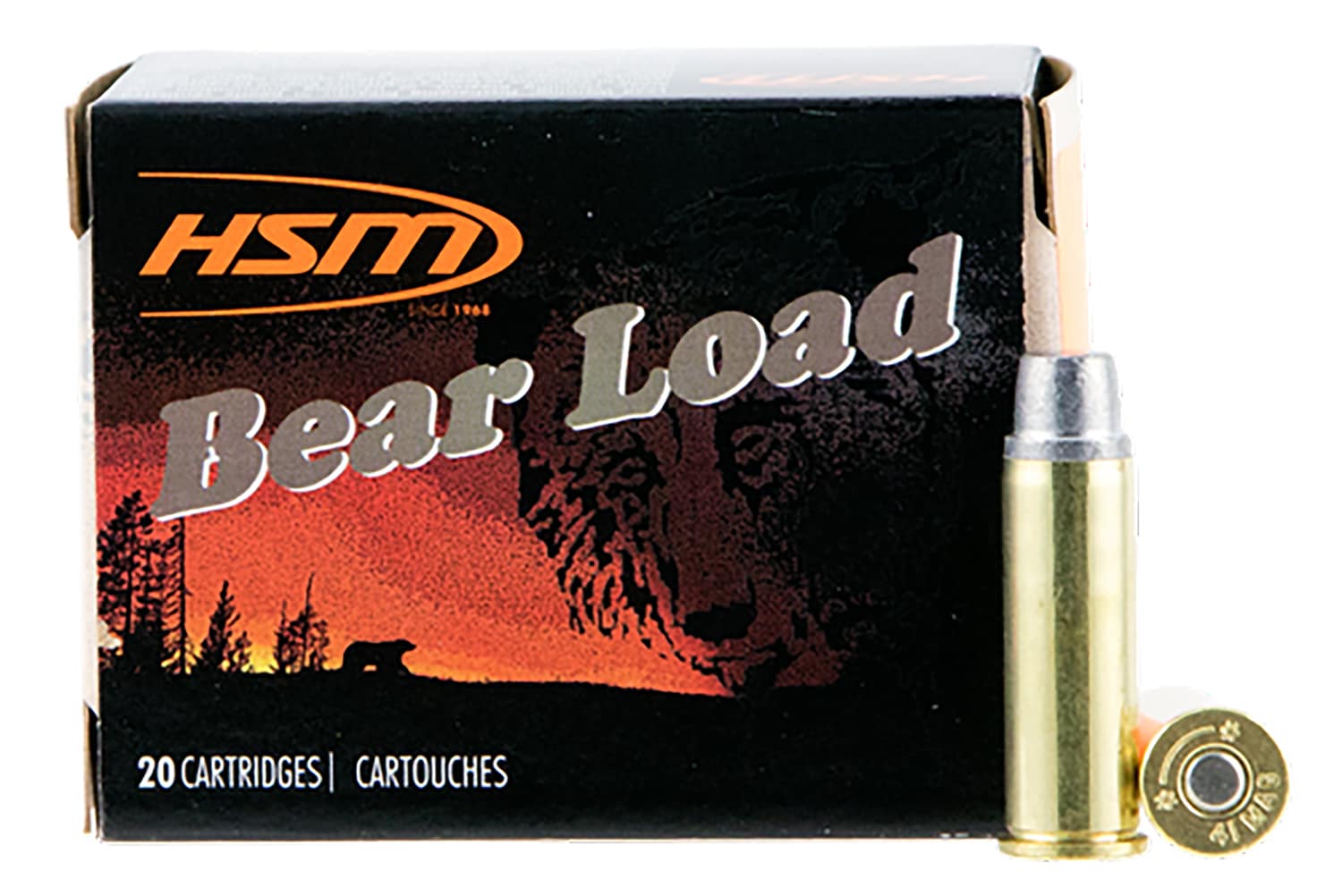 HSM .41 Rem Mag 230gr SWC Brass – 50rd