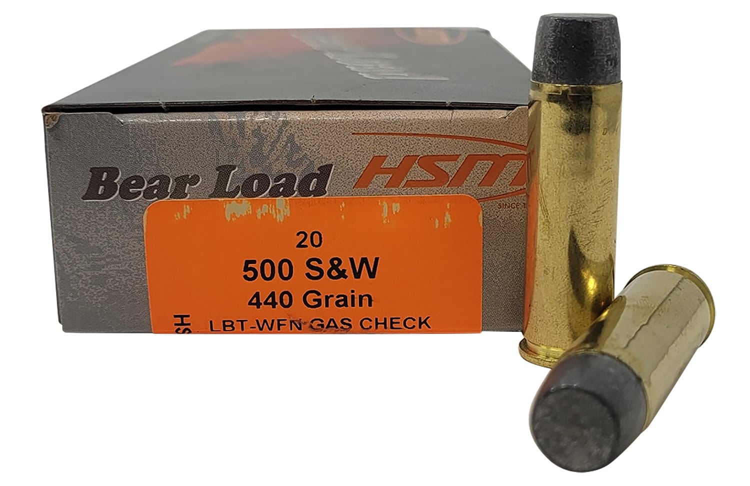 HSM .500 S&W Magnum 440gr Brass – 20rd