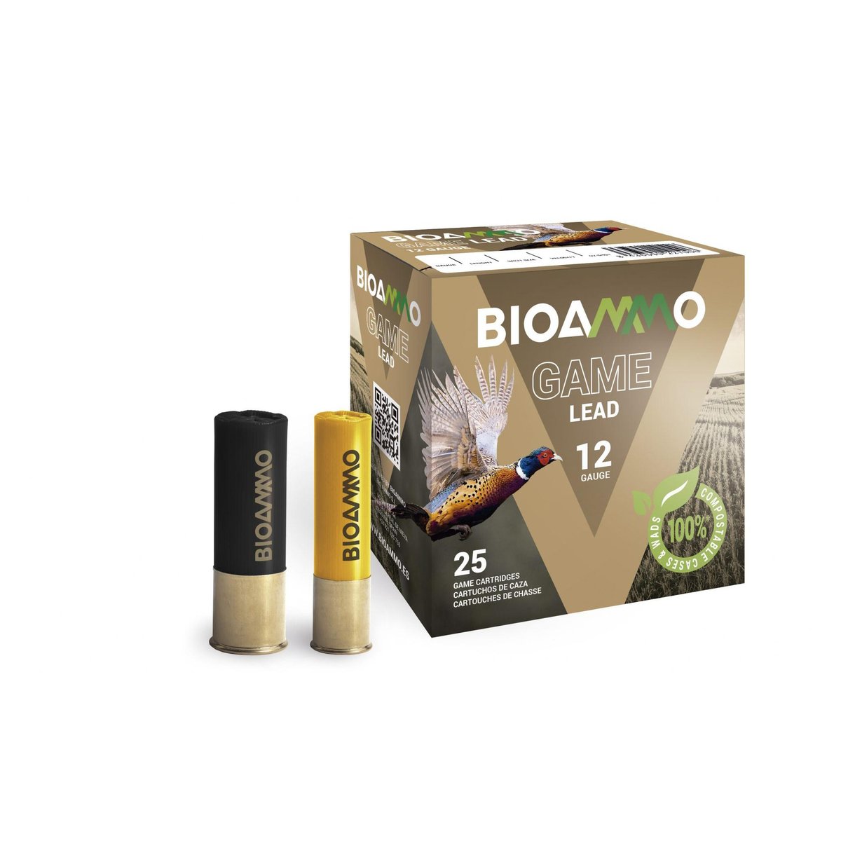 BioAmmo 20 Gauge 2-3/4″ #7.5 1oz 25ct