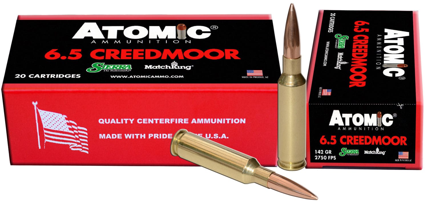 Atomic 6.5 Creedmoor 142gr Match HPBT Ammunition 20rd Box