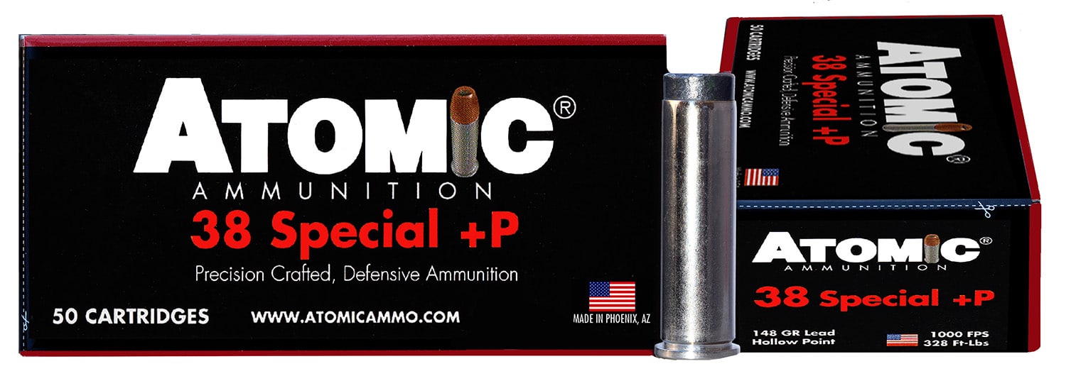 Atomic Ammunition 00419 38 Special +P 148 gr Lead Hollow Point 50 round box