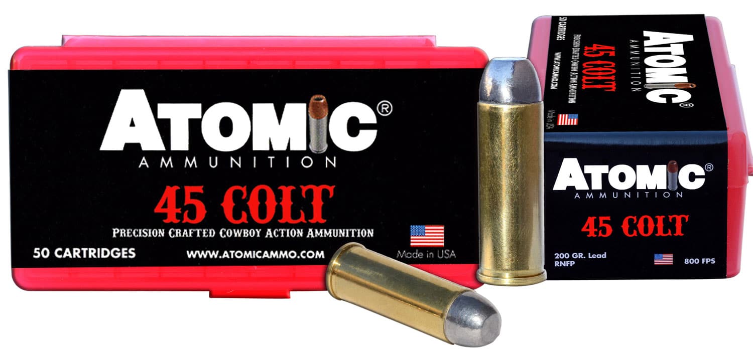 Atomic Cowboy Action .45 Long Colt 200 gr lead 50 rd box