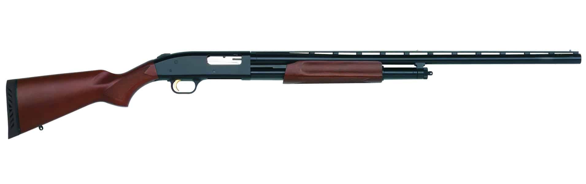 Mossberg 500 20ga 26 inch vent rib blued barrel hardwood stock right-hand