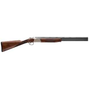 Browning Citori 725 Feather Superlight 20ga 26in over/under shotgun with engraved silver receiver and walnut stock