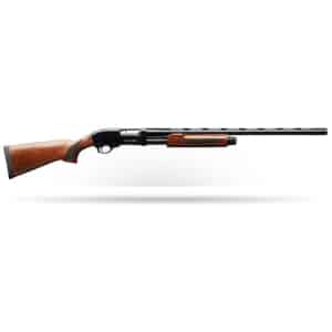 Charles Daly Chiappa 301 pump-action 12 gauge shotgun with 28 inch barrel and checkered wood stock