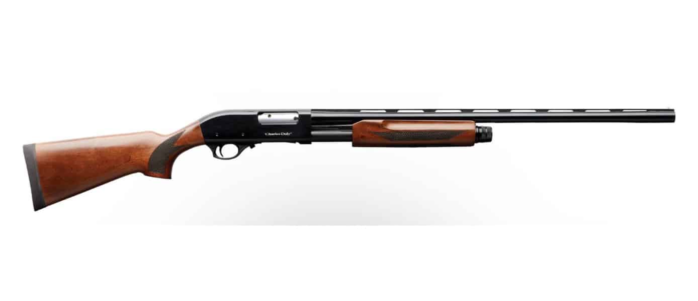 Charles Daly 301 Pump Field Shotgun 12 Gauge 28in vent rib blued barrel hardwood stock