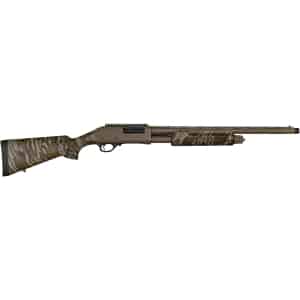Charles Daly 301 pump-action 12 gauge shotgun 24in Mossy Oak Bottomland FDE Cerakote