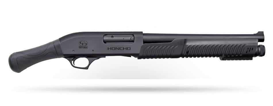 Charles Daly Honcho Tactical 12 Gauge pump-action shotgun with black synthetic bird's-head grip