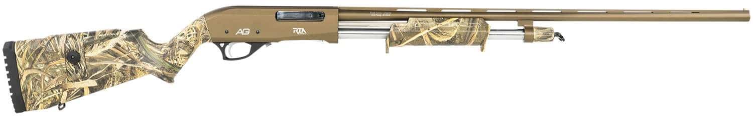 Armscor Rock Island Armory All Generations 20GA 26-inch pump action shotgun in Real Tree Max-5 camo