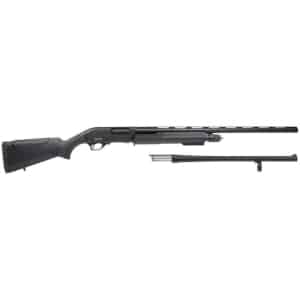 Rock Island Armory Carina 12ga combo shotgun with 18.5 and 28 inch barrels, black synthetic stock