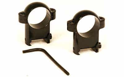 Burris Zee 1-inch High Gloss Black Weaver-Style Scope Rings, Steel