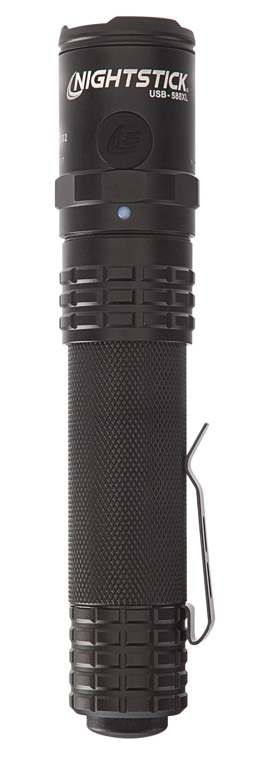 Nightstick USB-588XL Dual-Light tactical flashlight, black anodized, 1100 lumens