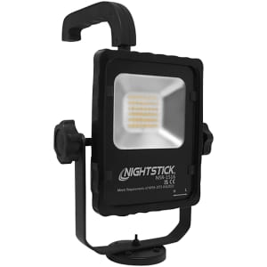 Nightstick NSR1516 rechargeable LED scene light with magnetic base, black