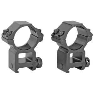 Riton 30mm high scope rings 21mm height 6061-T6 aluminum matte black